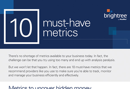 10 Must Have Metrics for RCM