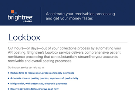 Lockbox Service. Accelerate receivables Get your money faster.