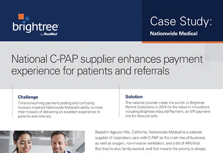 National supplier of respiratory care prioritizes patient experience with IVR payment line
