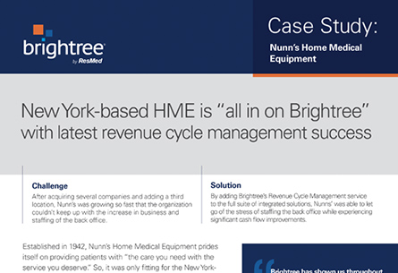 New York-based HME is “all in on Brightree” with latest revenue cycle management success