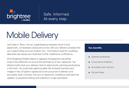 Mobile Delivery Datasheet