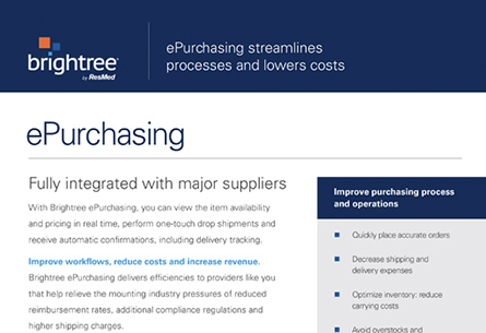 ePurchasing datasheet