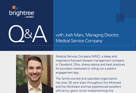 Q&A with Josh Marx, Managing Director, Medical Service Company