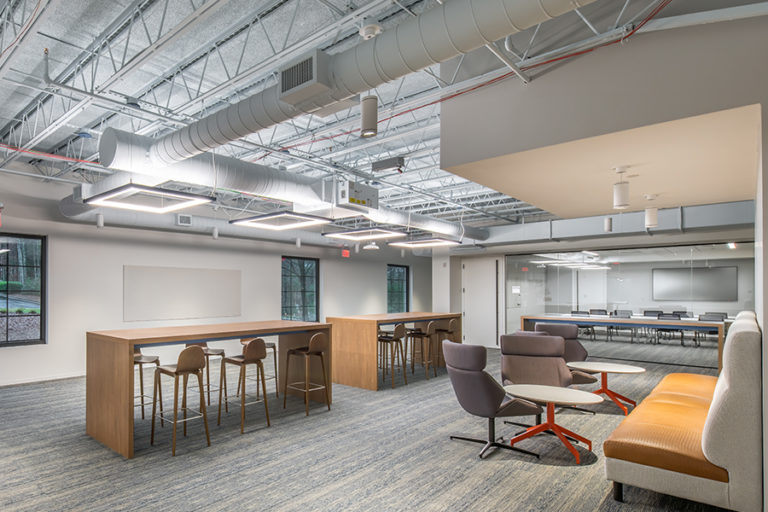 Training room and breakout area