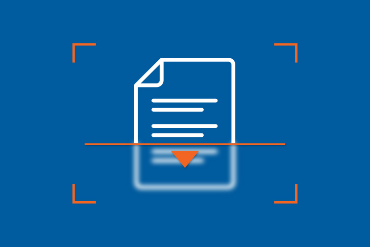 Scanning text on documents AI Reader